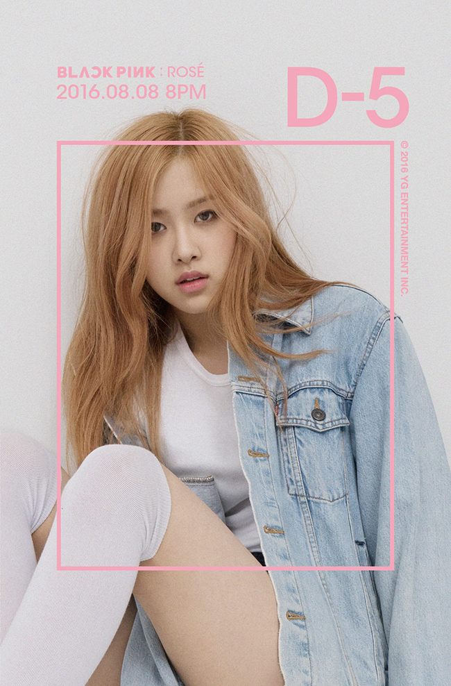 ROS&Eacute;《IN YOUR AREA》倒數海報(來源：BLACKPINK@Facebook)