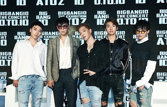 BIGBANG@出道十周年紀念展覽記者會(來源：Ohmynews)