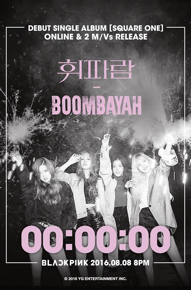 BLACKPINK 倒數海報(來源：BLACKPINK@Facebook)