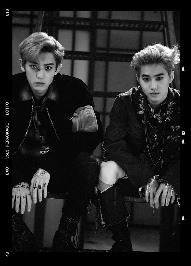 Chan Yeol、SuHo《LOTTO》概念照