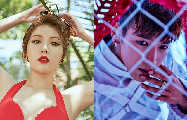 (縮圖)泫雅、Jun. K(來源：CUBE Ent.@Twitter、JYP@FB)