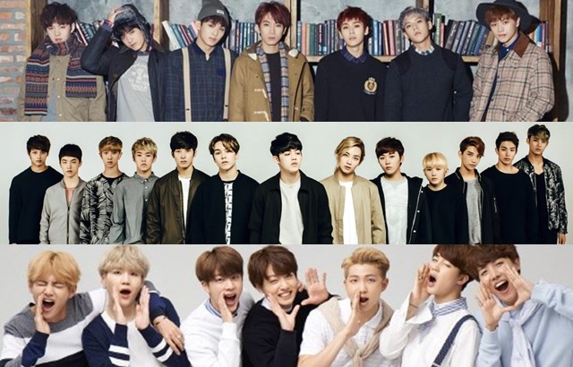 BTOB、BTS 防彈少年團、SEVENTEEN