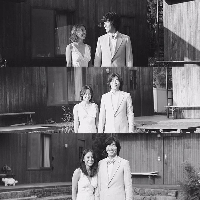 李孝利、李尚順結婚三周年紀念照(來源：jin_and_min@Instagram)