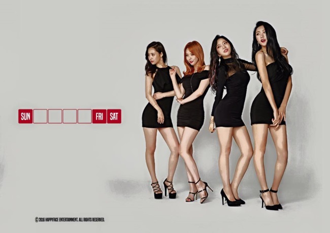 Dal★Shabet《FRI. SAT. SUN.》概念照