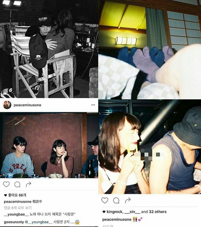 G-Dragon、小松菜奈 IG 照(來源：tvreport)