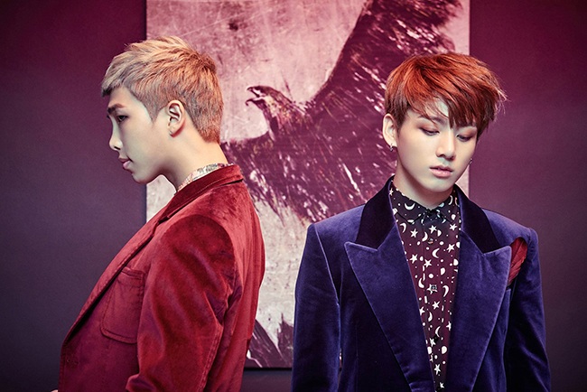 Rap Monster、柾國《WINGS》概念照(來源：BTS@Facebook)
