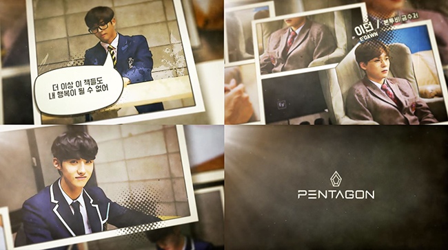 PENTAGON「PENTOON ~start over~ 01」預告影片截圖