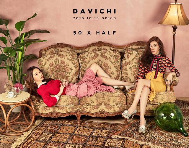 Davichi 迷你六輯《50 X HALF》概念照 (來源：Davichi@Facebook)