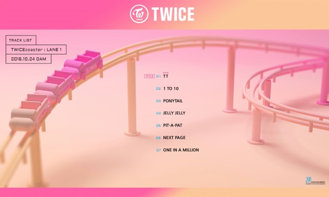 《TWICEcoaster : LANE 1》曲目表