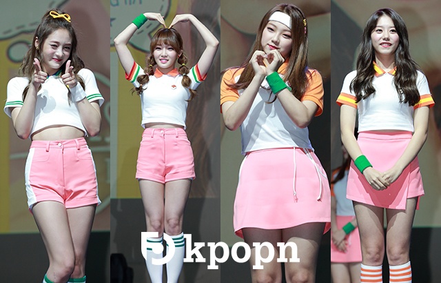 (縮圖)潔瓊、請夏、美娜、素慧@Showcase(來源：Kpopn 的哈利)