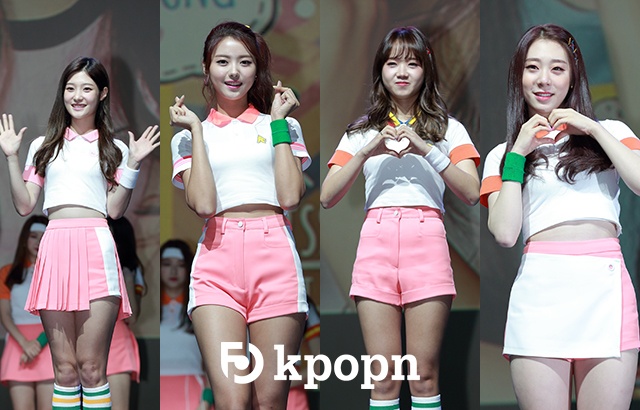 (縮圖)采妍、娜榮、有情、璉靜@Showcase(來源：Kpopn 的哈利)
