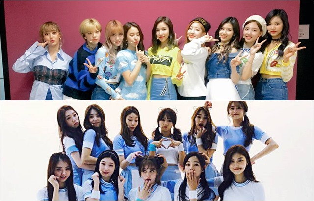 TWICE、I.O.I (縮圖，來源：各藝人FB)