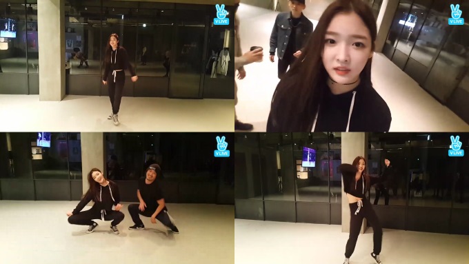 DIA 安恩真 (來源：V LIVE 播出截圖)
