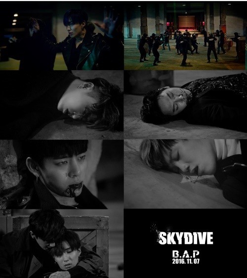 B.A.P《SKYDIVE》預告截圖(來源：heraldpop)