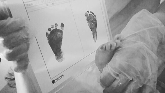 晉久二兒子出生(來源：晉久@Instagram)