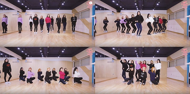 TWICE《1 TO 10》舞蹈練習版 MV 截圖