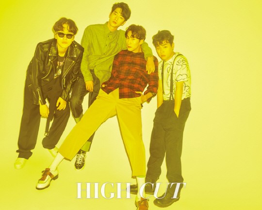 李光洙、徐康俊、李東輝、朴正民《HIGH CUT》畫報