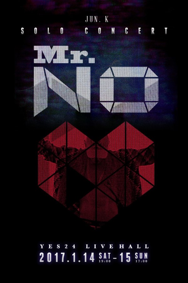 Jun. K《Mr. NO♡》演唱會海報