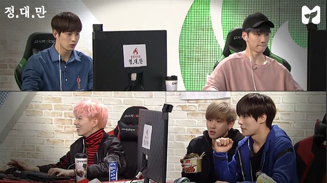 VIXX、MONSTA X@《頂．對．見》節目截圖