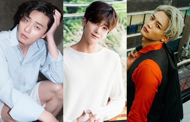 朴敘俊、炯植、珉豪(來源：HIGH CUT、Topstarnews、SHINee@vyrl)