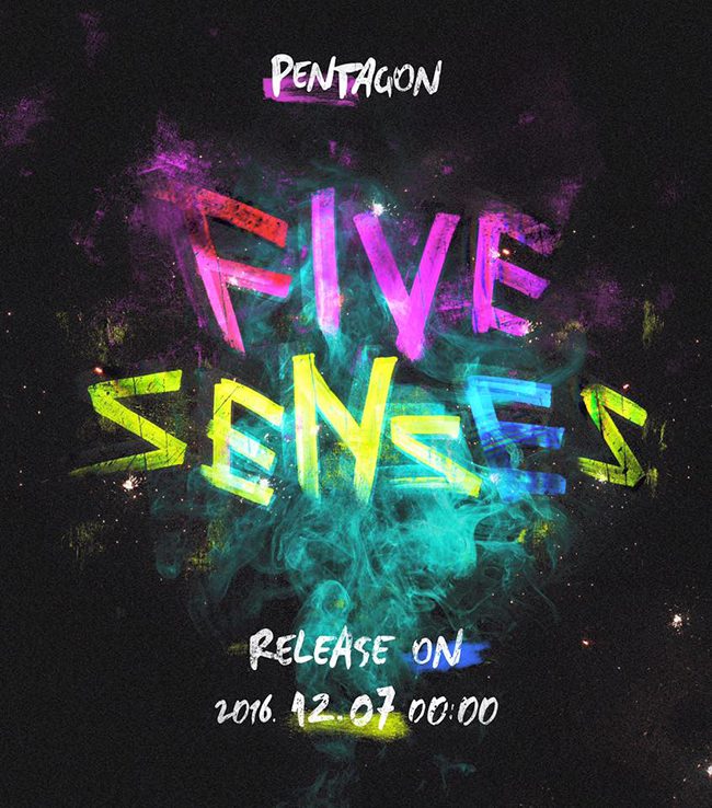 PENTAGON《Five Senses》預告照(來源：PENTAGON@Facebook)
