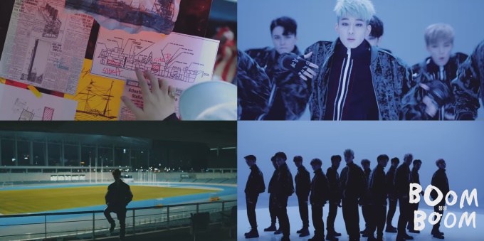 SEVENTEEN《Boom Boom》MV 預告 (來源：預告截圖)