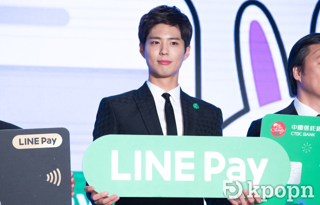 朴寶劍「中國信託 LINE」記者發表會