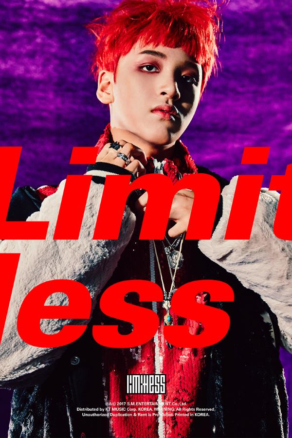 NCT 127 楷燦《Limitless》概念照 (來源：NCT127 官方網站)