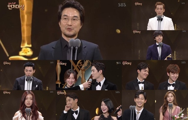 2016《SBS 演技大賞》得獎者 (縮圖，來源：SBS)