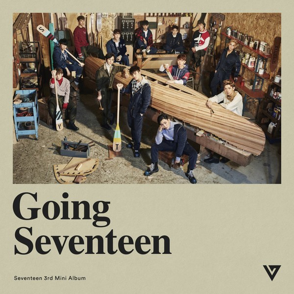 SEVENTEEN《GOING SEVENTEEN》封面照(來源：Genie)