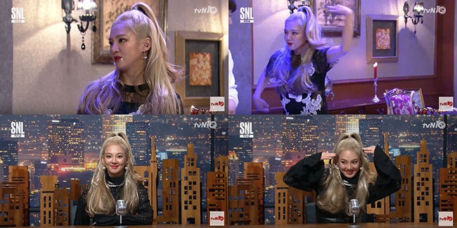 孝淵@《SNL Korea 8》節目截圖