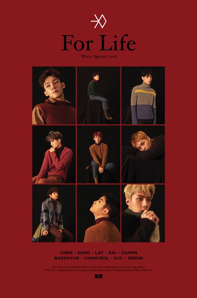 EXO《For Life》概念照(來源:EXO@Facebook)