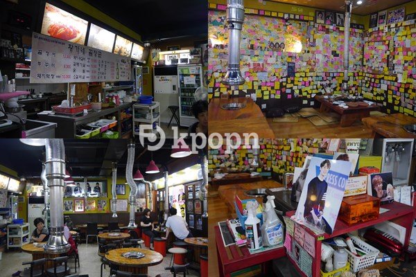 敏赫爸爸烤肉店店內