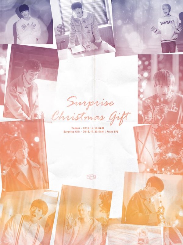 SF9 驚喜聖誕禮物 宣傳海報