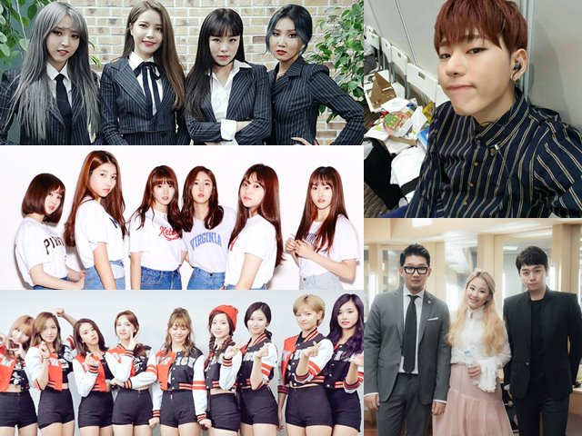 MAMAMOO、GFRIEND、TWICE、ZICO、Urban Zakapa