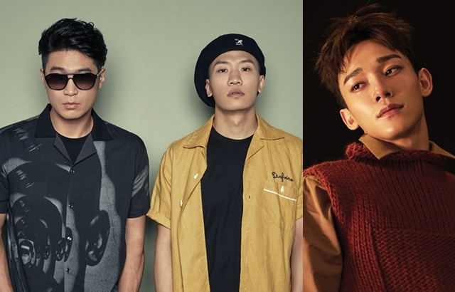 (縮圖) Dynamic Duo、CHEN (來源：Amoeba Culture@Facebook、EXO-M@官方網站)