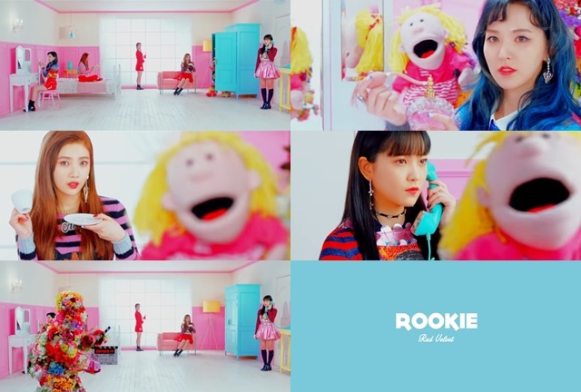 Red Velvet《Rookie》首波預告影片截圖