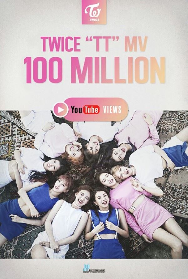 TWICE《TT》MV 瀏覽人次破億