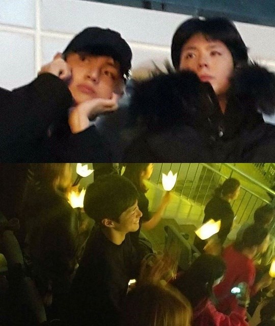 朴寶劍、BTS V 看 BIGBANG 演唱會
