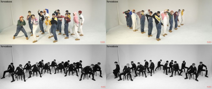 SEVENTEEN《幸福》、《Wild Eyes》舞蹈練習