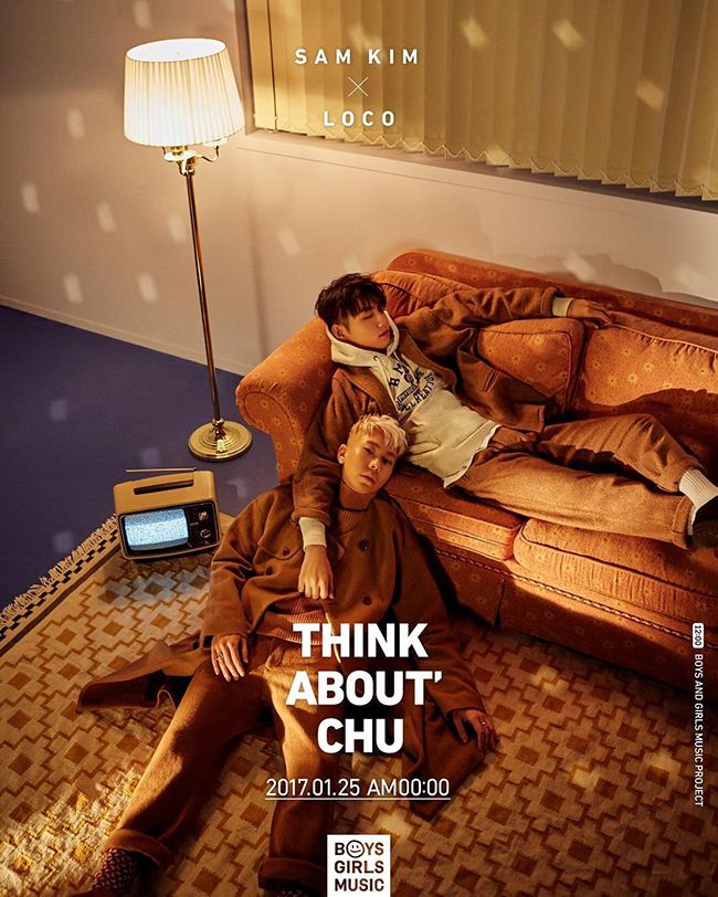 Sam Kim、LOCO《Think About” Chu》概念照(來源：Antenna@Instagram)