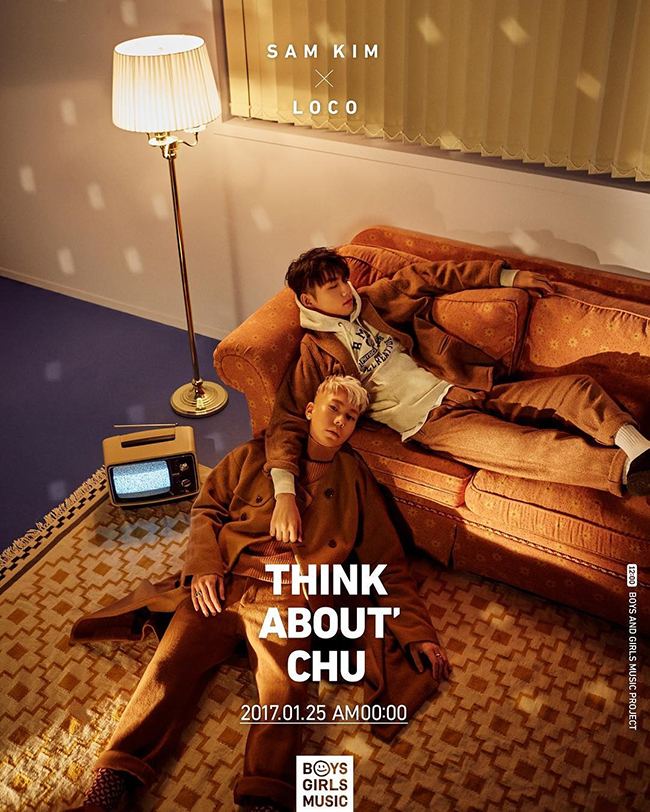 Sam Kim、LOCO《Think About&rdquo; Chu》概念照(來源：Antenna@Instagram)