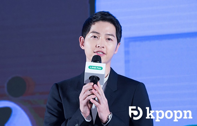 (縮圖)宋仲基@「中國信託 LINE Pay 卡」代言記者會(現場攝影：Kpopn 的 Harry)