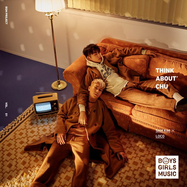 Sam Kim,LOCO《Think About&rdquo; Chu》封面照(來源：Genie)