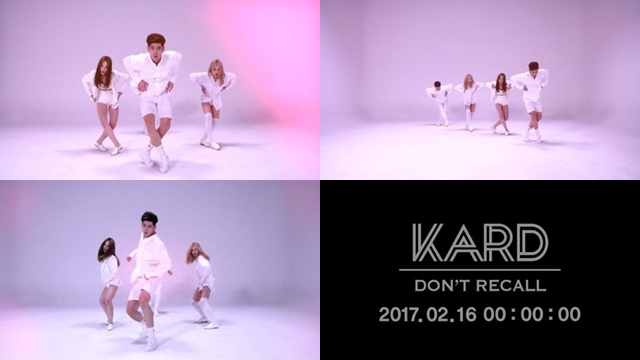K.A.R.D《Don&rdquo;t Recall》重點舞蹈預告影片截圖