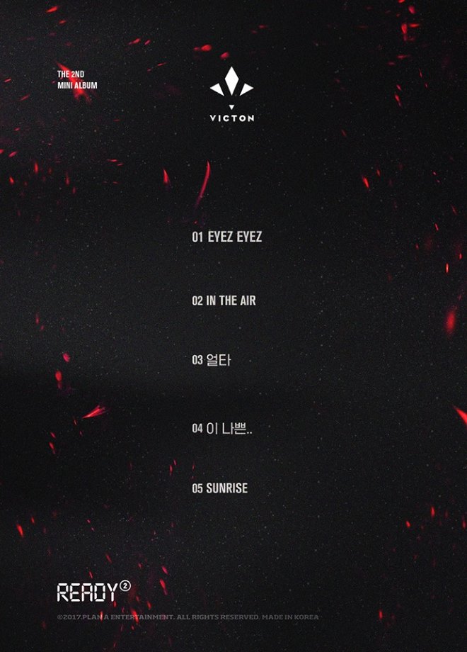 VICTON《READY》曲目表