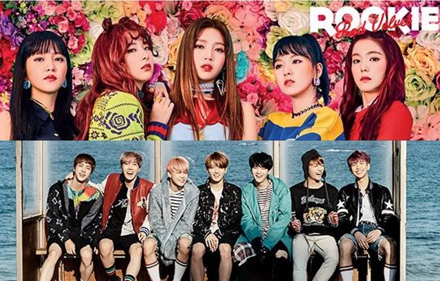 Red Velvet、BTS 防彈少年團 (縮圖，來源：各藝人官方 FB)