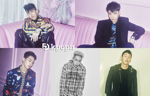 AOMG：朴宰範、Simon Dominic、Loco、GRAY、 DJ Pumpkin (縮圖，來源：希林娛樂)