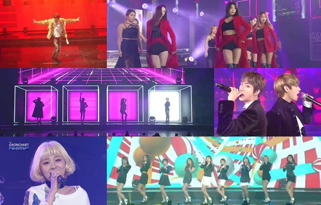 《Gaon Chart K-Pop Awards》表演整理