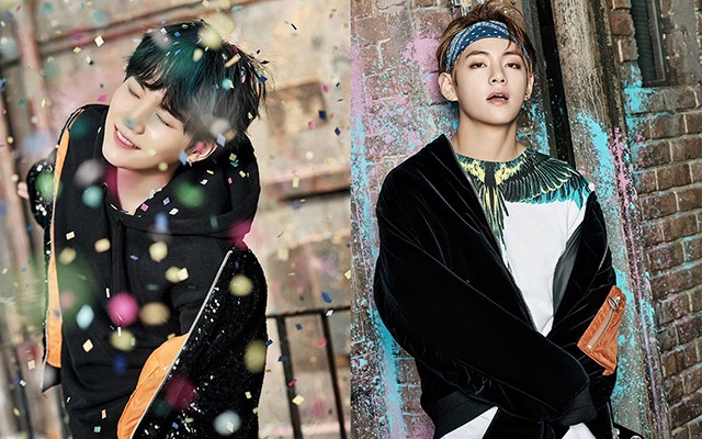 SUGA、V (BTS)